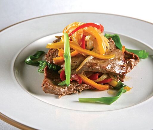 Three Pepper Steaks